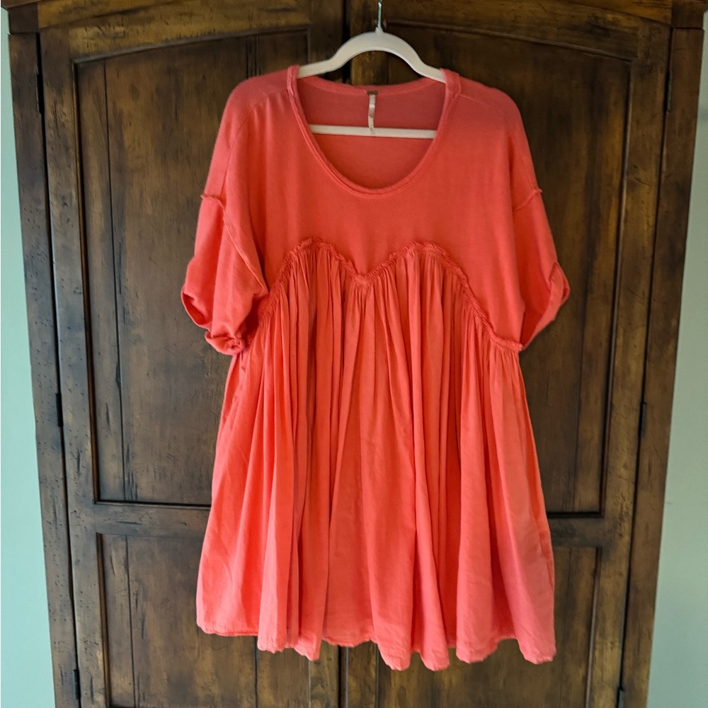 Free People Catalina Babydoll Mini Dress Size Medium - Picture 5 of 8